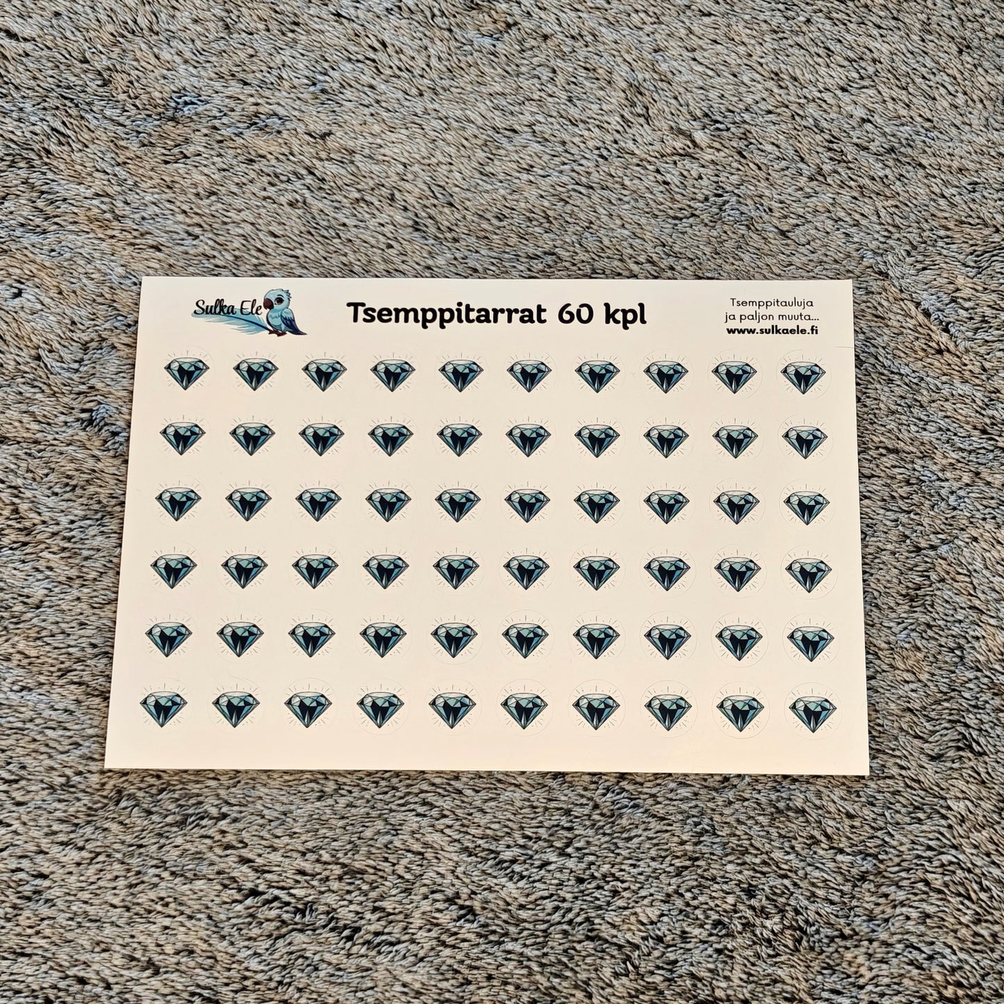 Tsemppitarra Timantti turkoosi