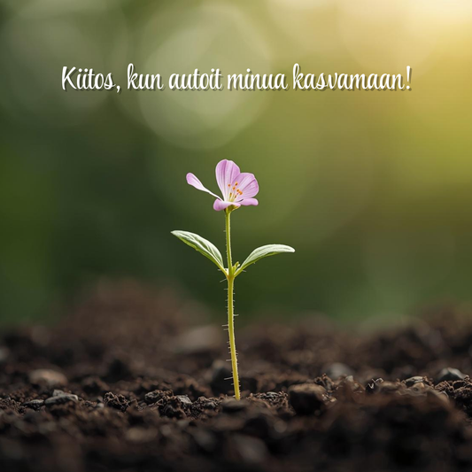 Jääkaappimagneetti - Kiitos, kun autoit minua kasvamaan
