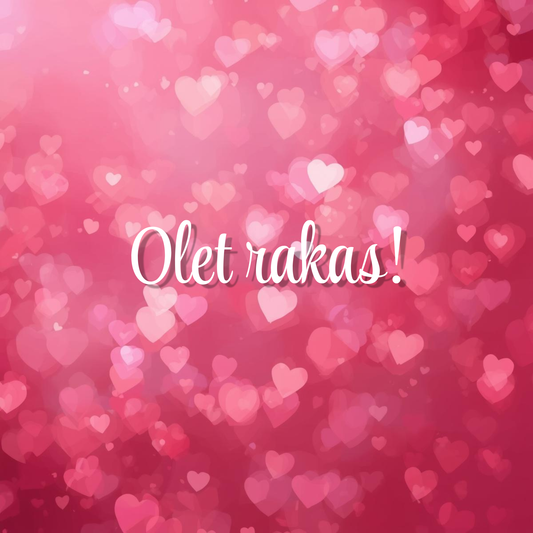 Jääkaappimagneetti - Olet rakas