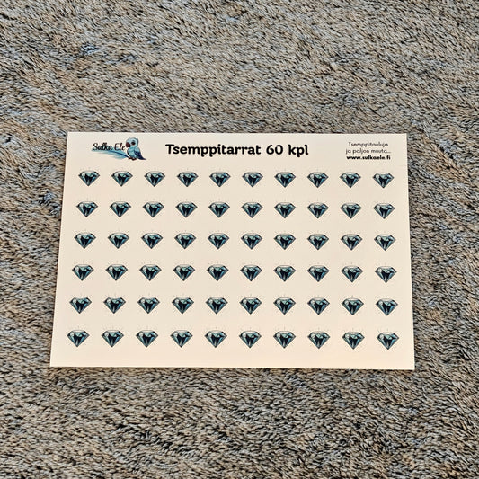 Tsemppitarra Timantti turkoosi